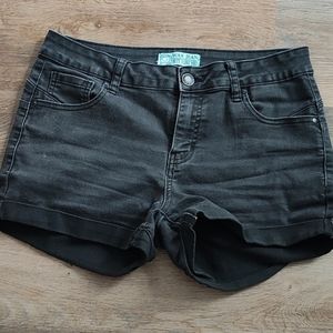 Black stretchy shorts